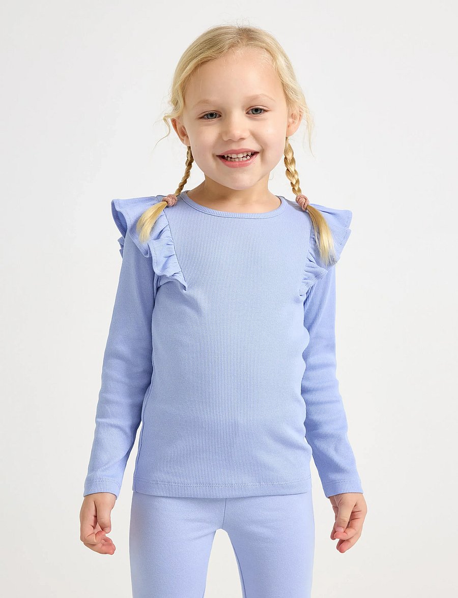 Lindex - Long-sleeved top - light blue - 0