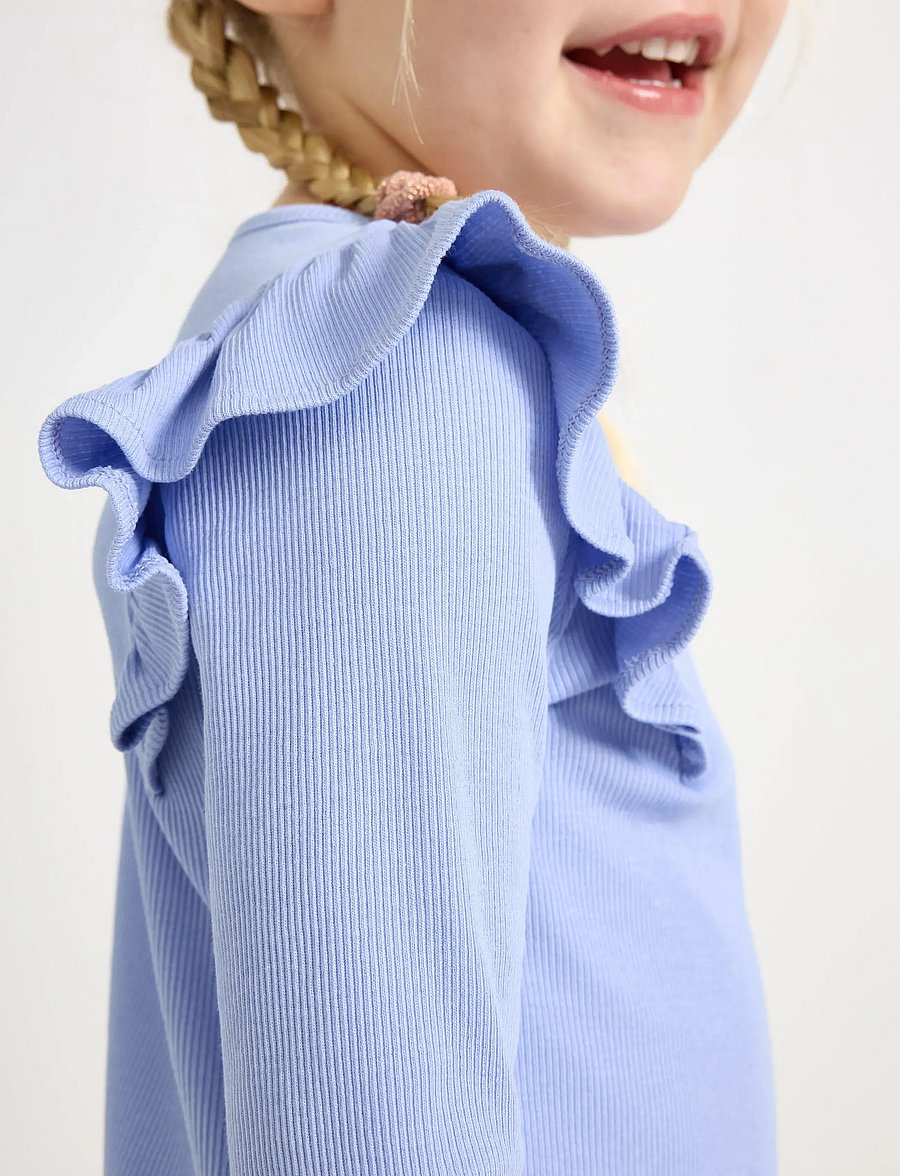 Lindex - Long-sleeved top - light blue - 4