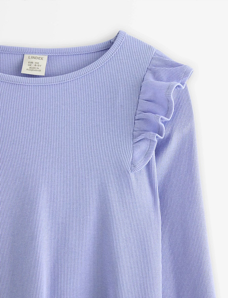 Lindex - Long-sleeved top - light blue - 5