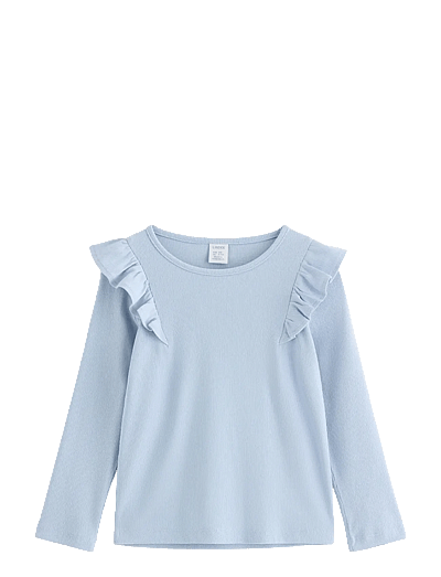 Lindex Long-sleeved top - Pikkade varrukatega T-särgid - LIGHT BLUE / blue
