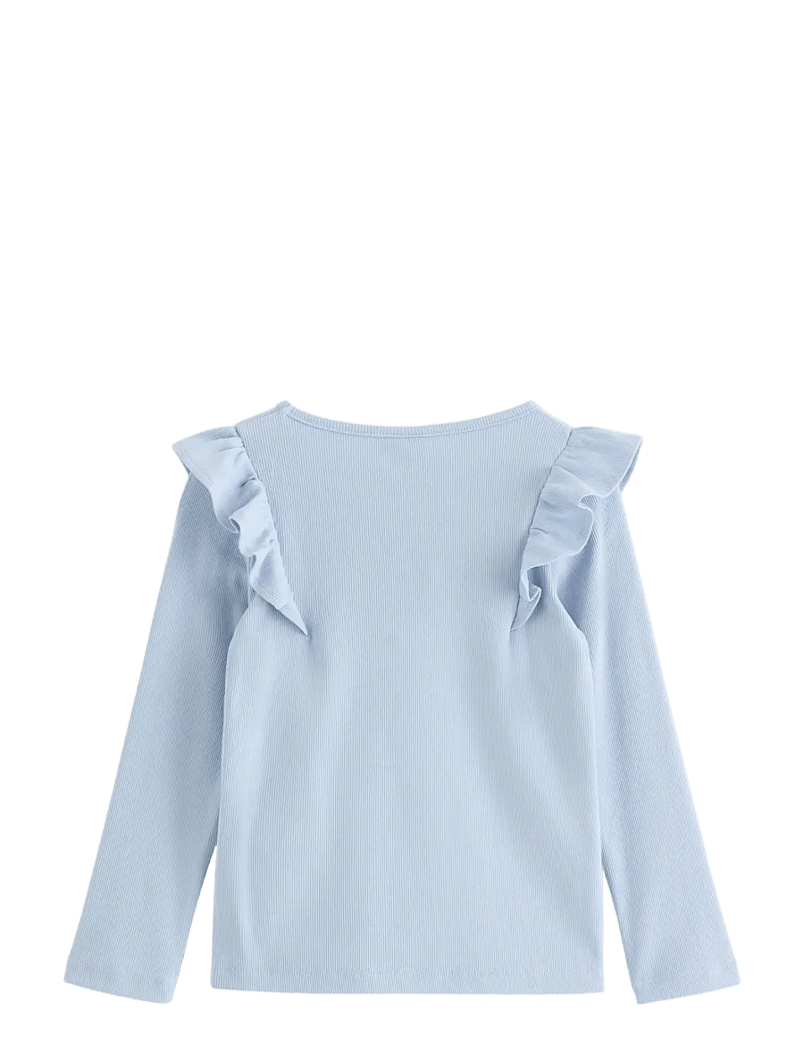 Lindex - Long-sleeved top - langärmelig - light blue - 1