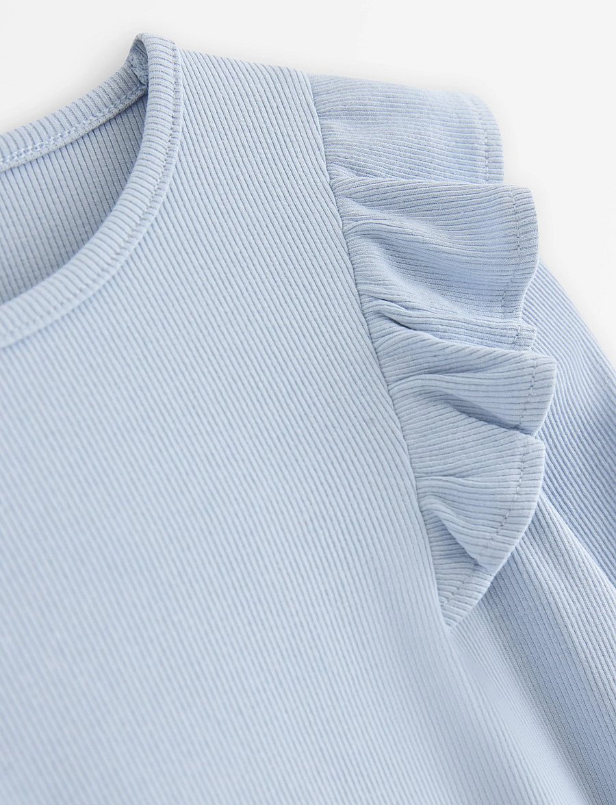 Lindex - Long-sleeved top - langärmelig - light blue - 2