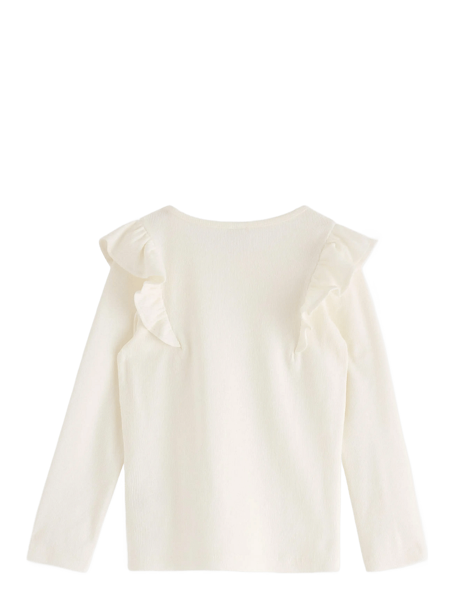 Lindex - Long-sleeved top - langärmelig - light dusty white - 2