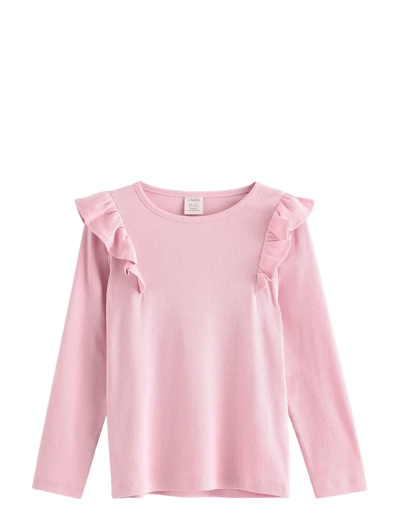Lindex - Long-sleeved top - langärmelig - light pink - 1