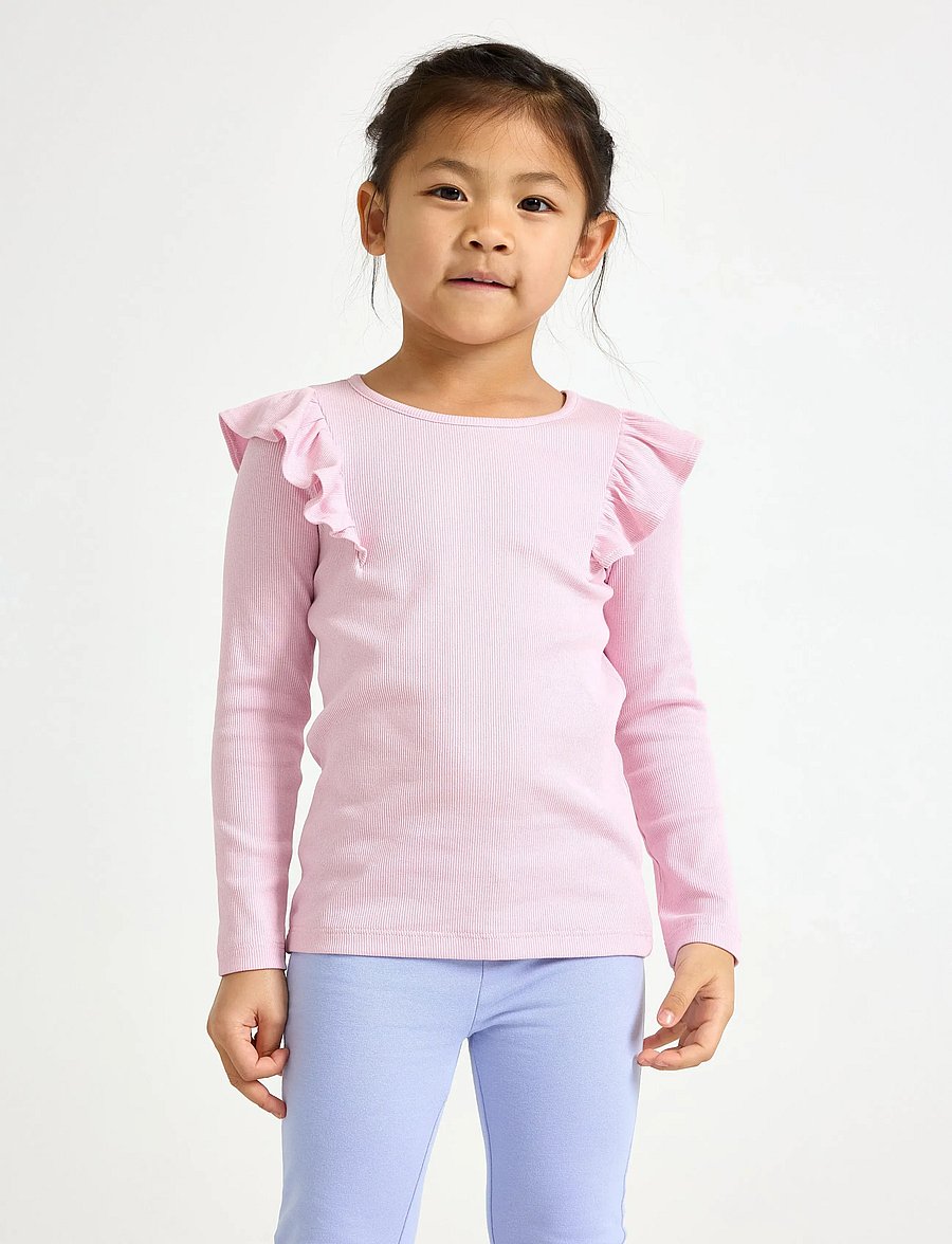 Lindex - Long-sleeved top - langärmelig - light pink - 0