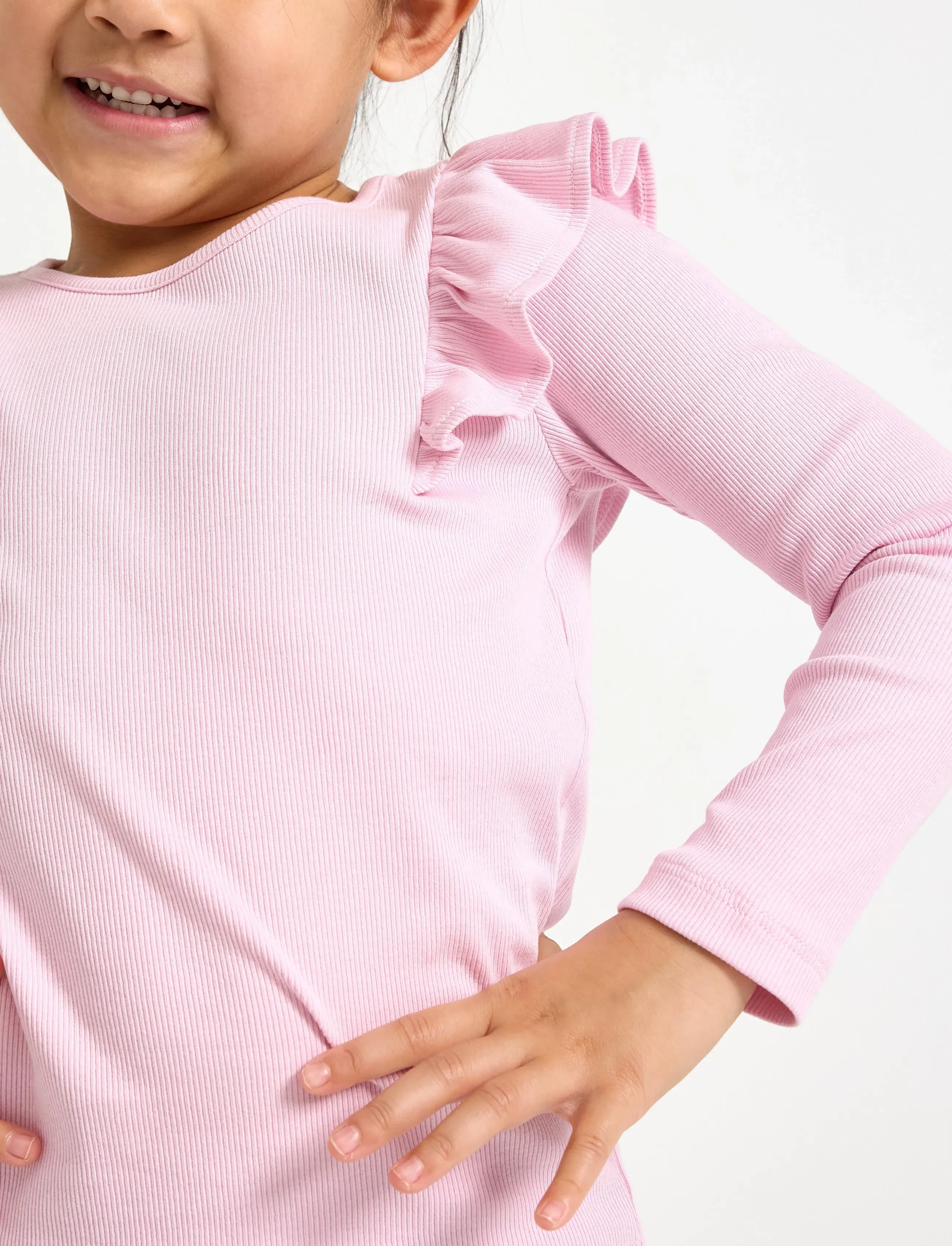 Lindex - Long-sleeved top - light pink - 4
