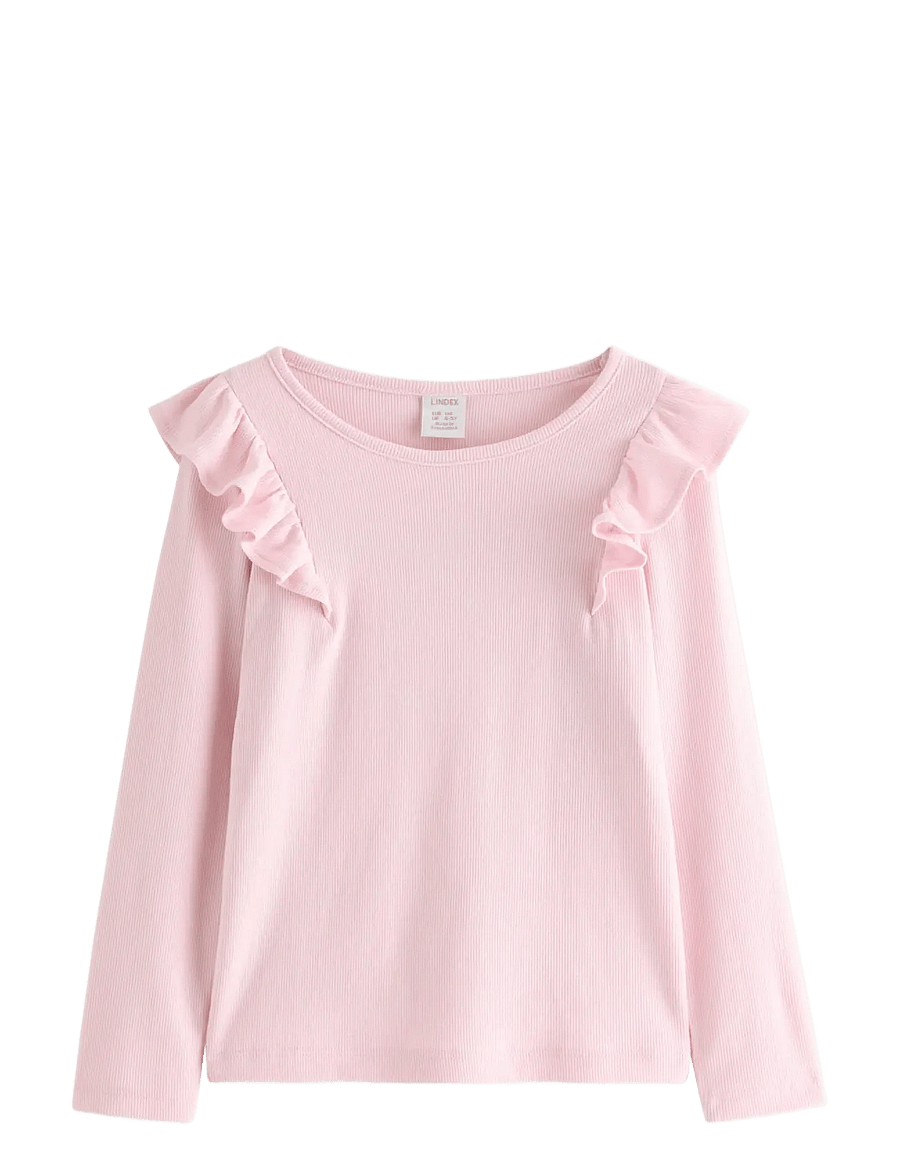 Lindex - Long-sleeved top - langärmelig - light pink - 0