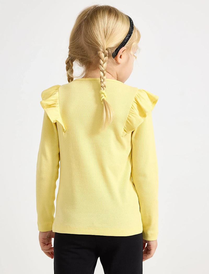 Lindex - Long-sleeved top - light yellow - 3