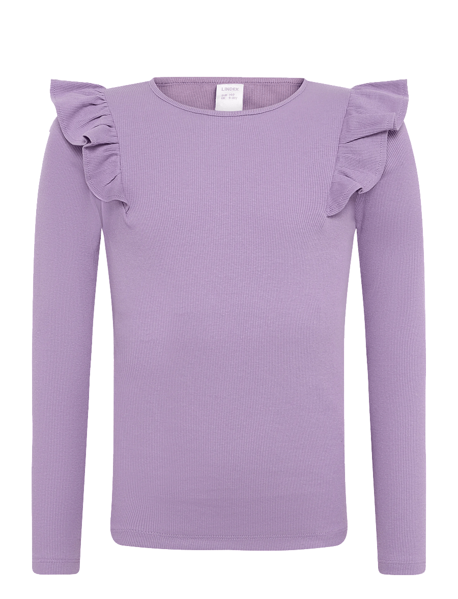 Lindex - Long-sleeved top - langärmelig - lilac - 0