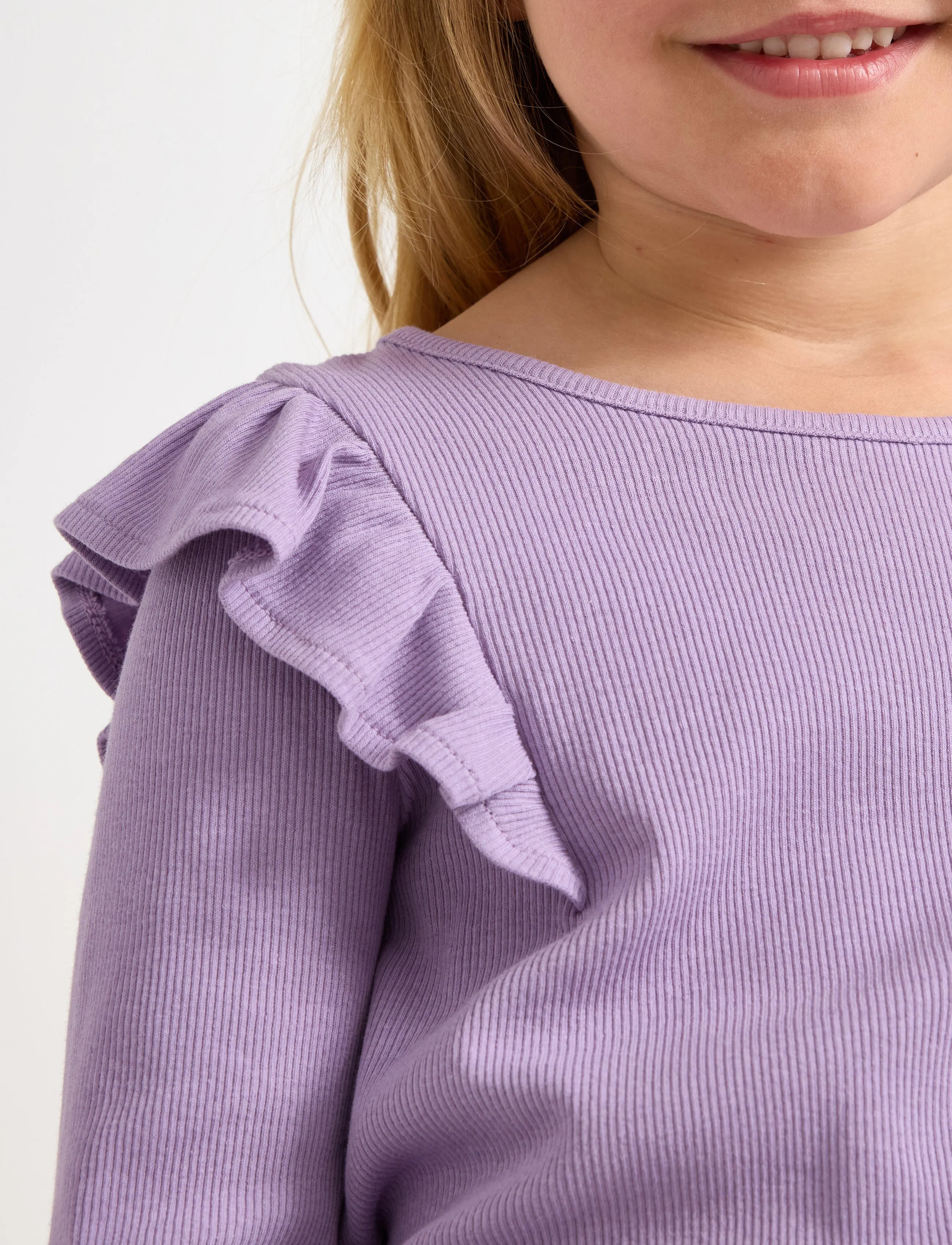 Lindex - Long-sleeved top - pikkade varrukatega t-särgid - lilac - 4