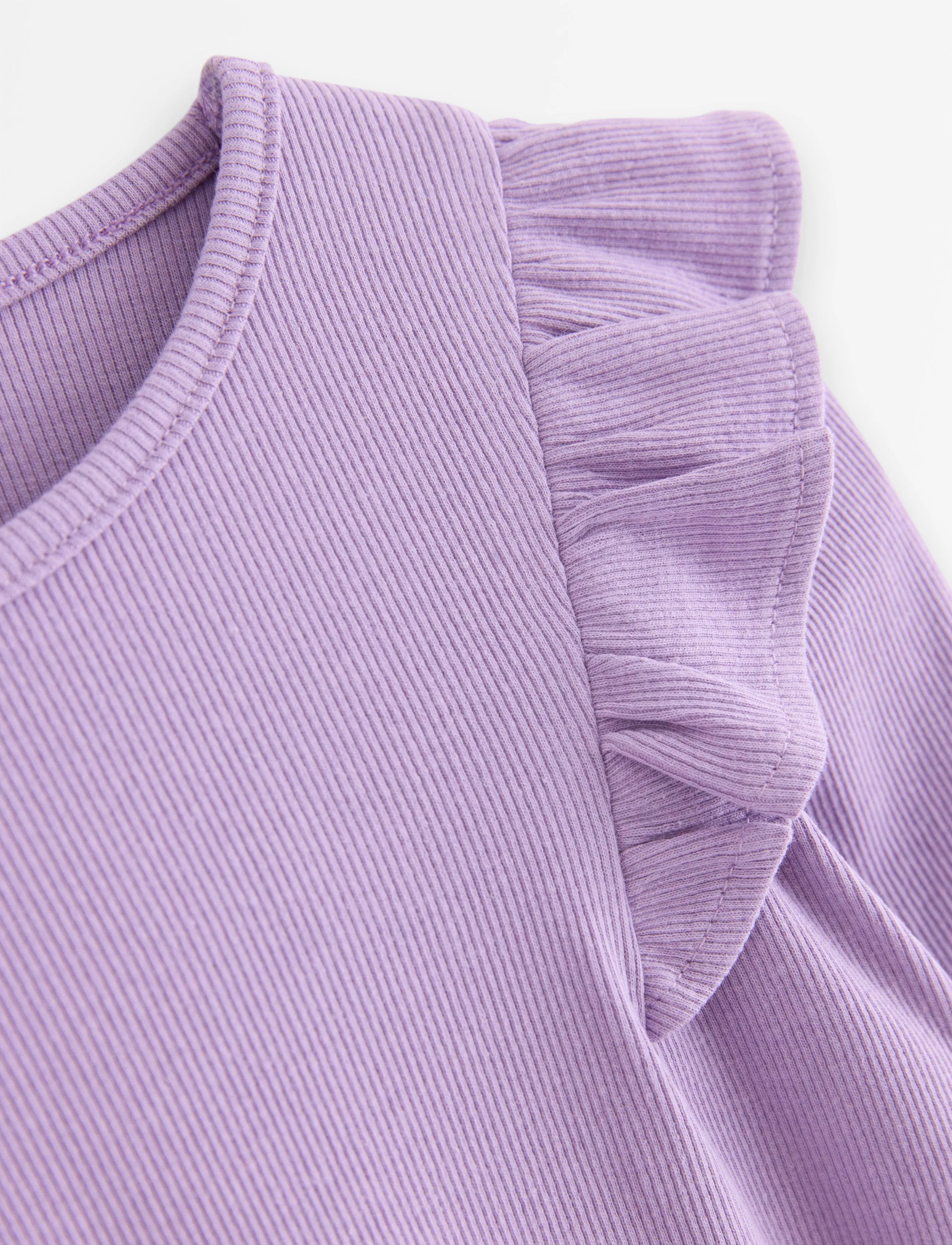 Lindex - Long-sleeved top - langærmede t-shirts - lilac - 5