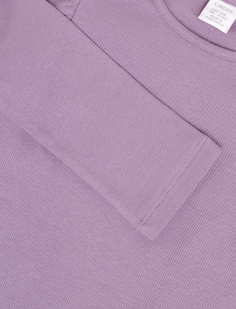 Lindex - Long-sleeved top - langärmelig - lilac - 2