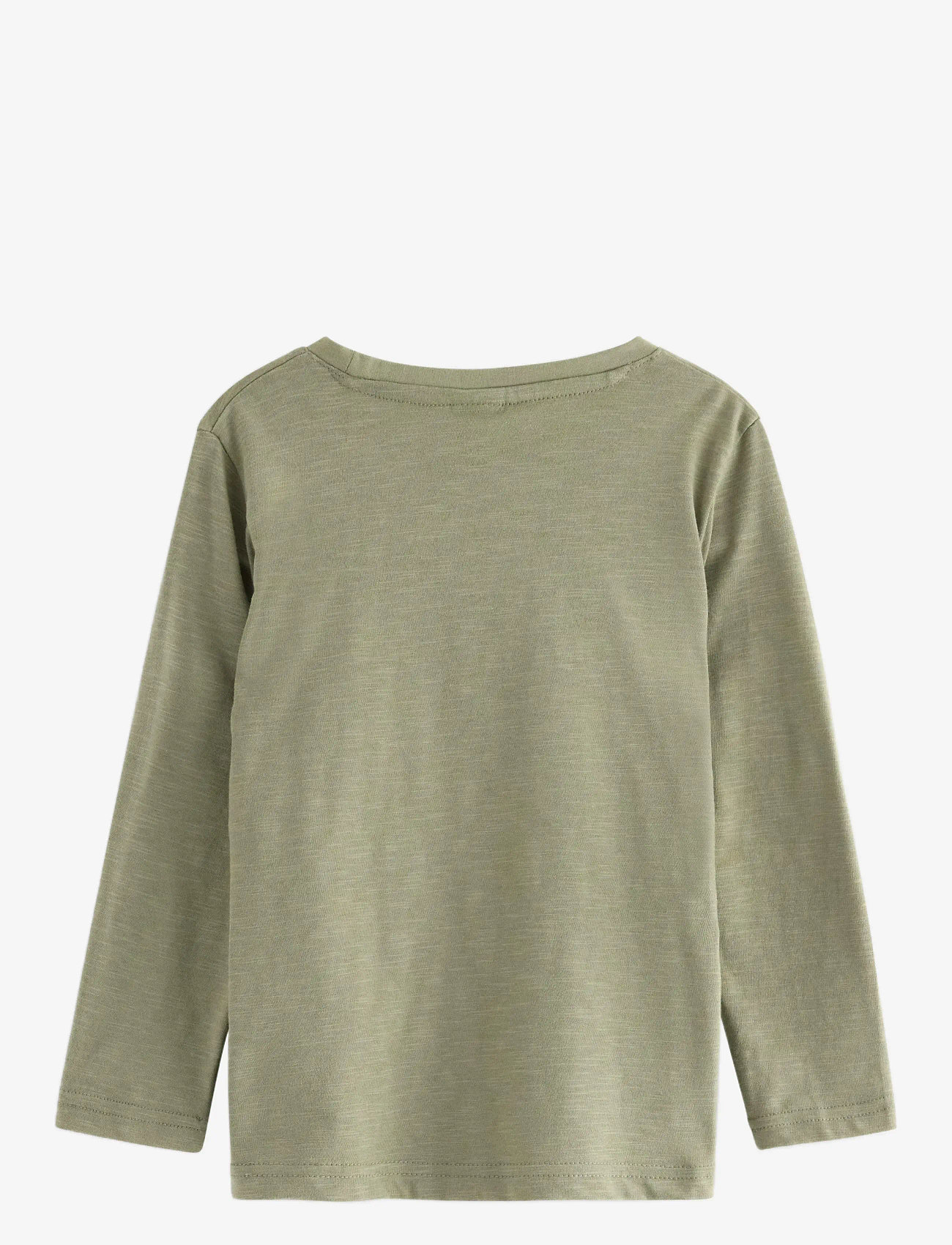 Lindex - Top l s slub basic - efterårstøj - light dusty khaki - 2