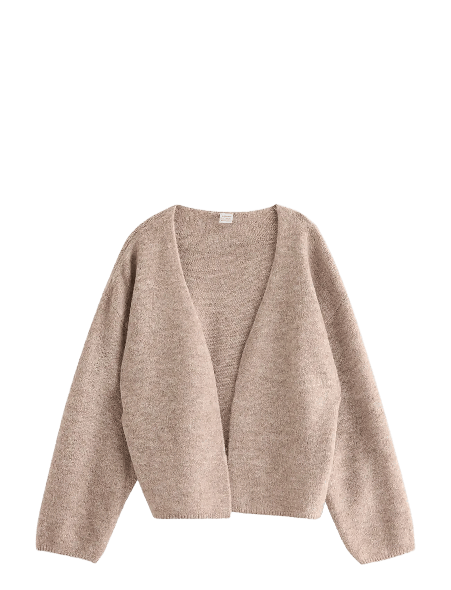 Lindex - Knitted cardigan - cardigans - beige melange - 0