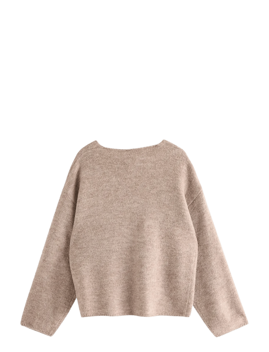 Lindex - Knitted cardigan - cardigans - beige melange - 1
