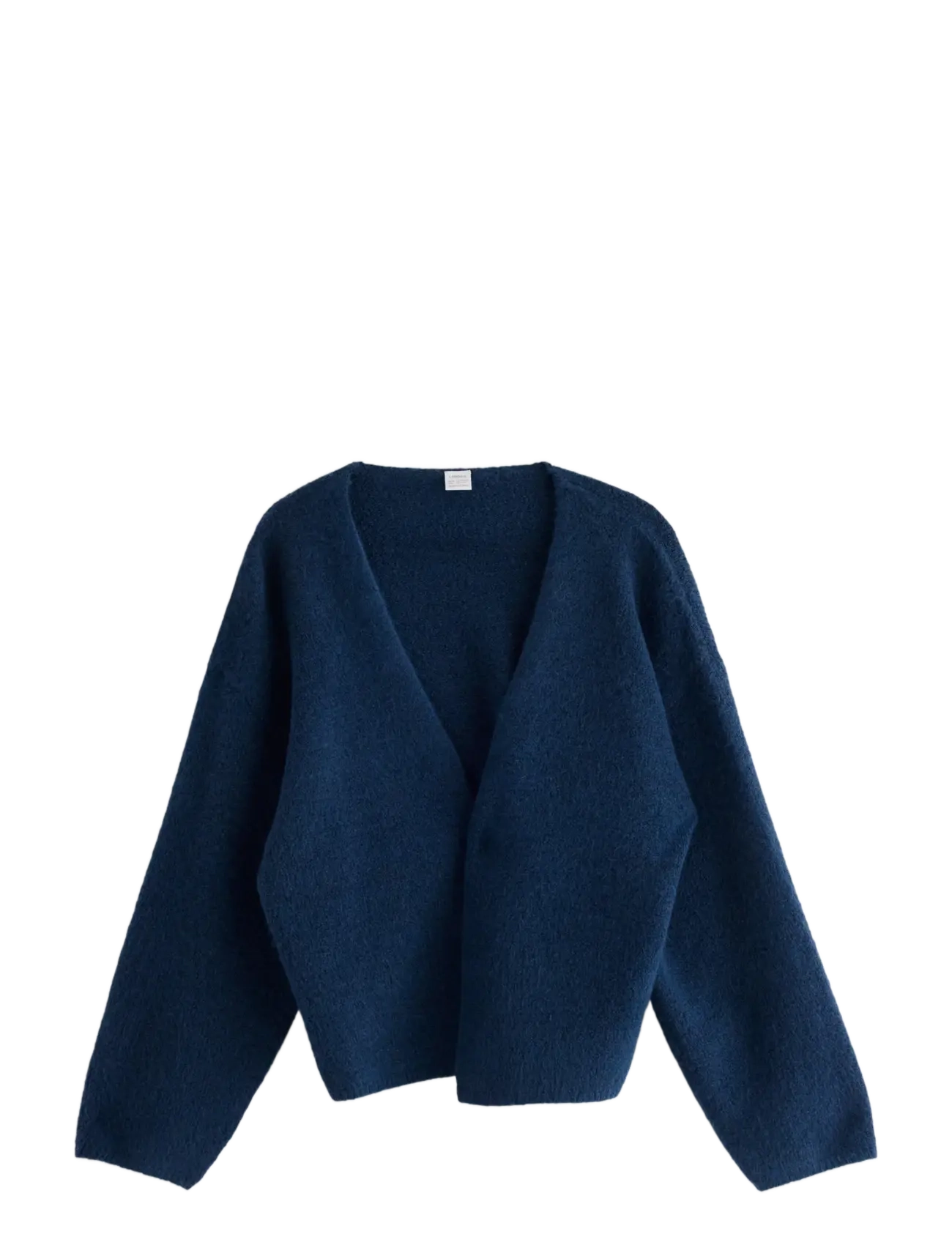Lindex Knitted Cardigan, 128, Knitwear, Marineblau - Cardigans, Kinder