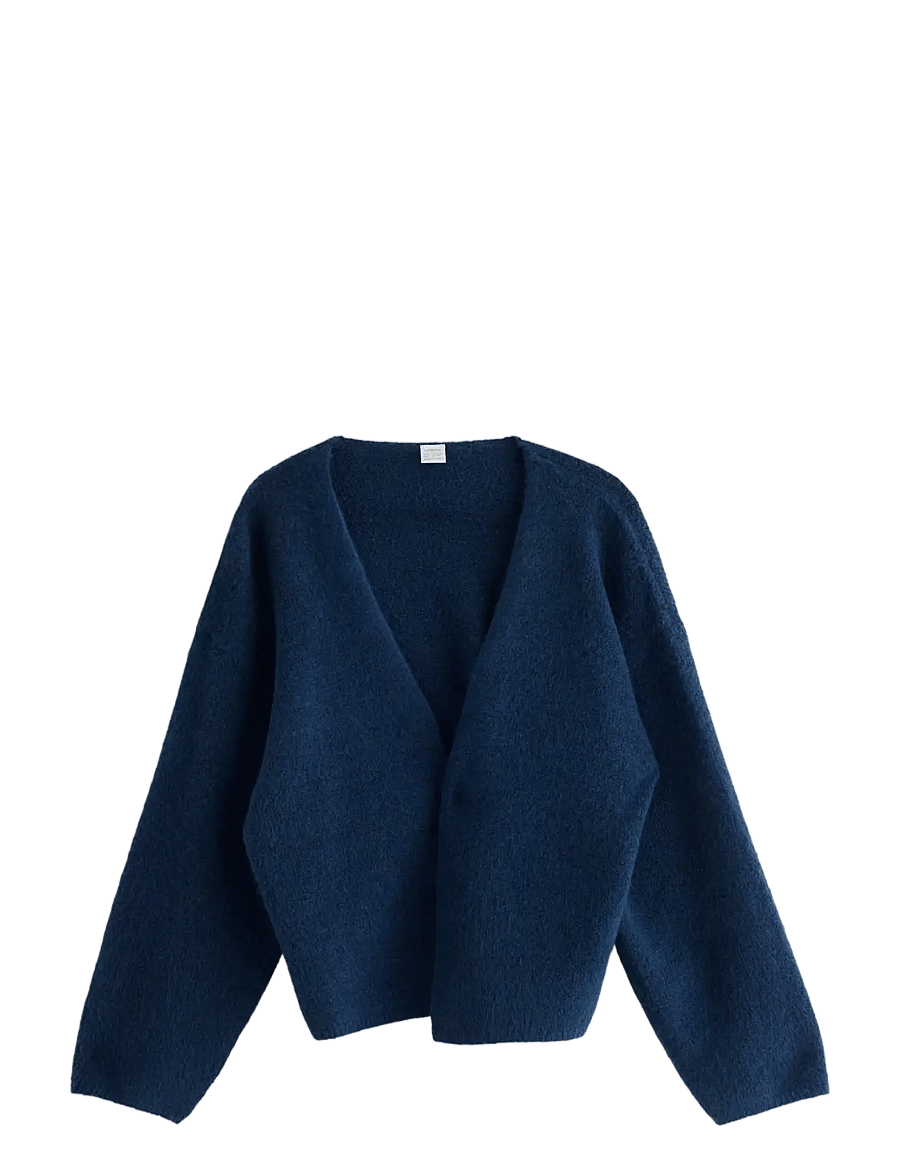 Lindex - Knitted cardigan - cardigans - dark blue - 0