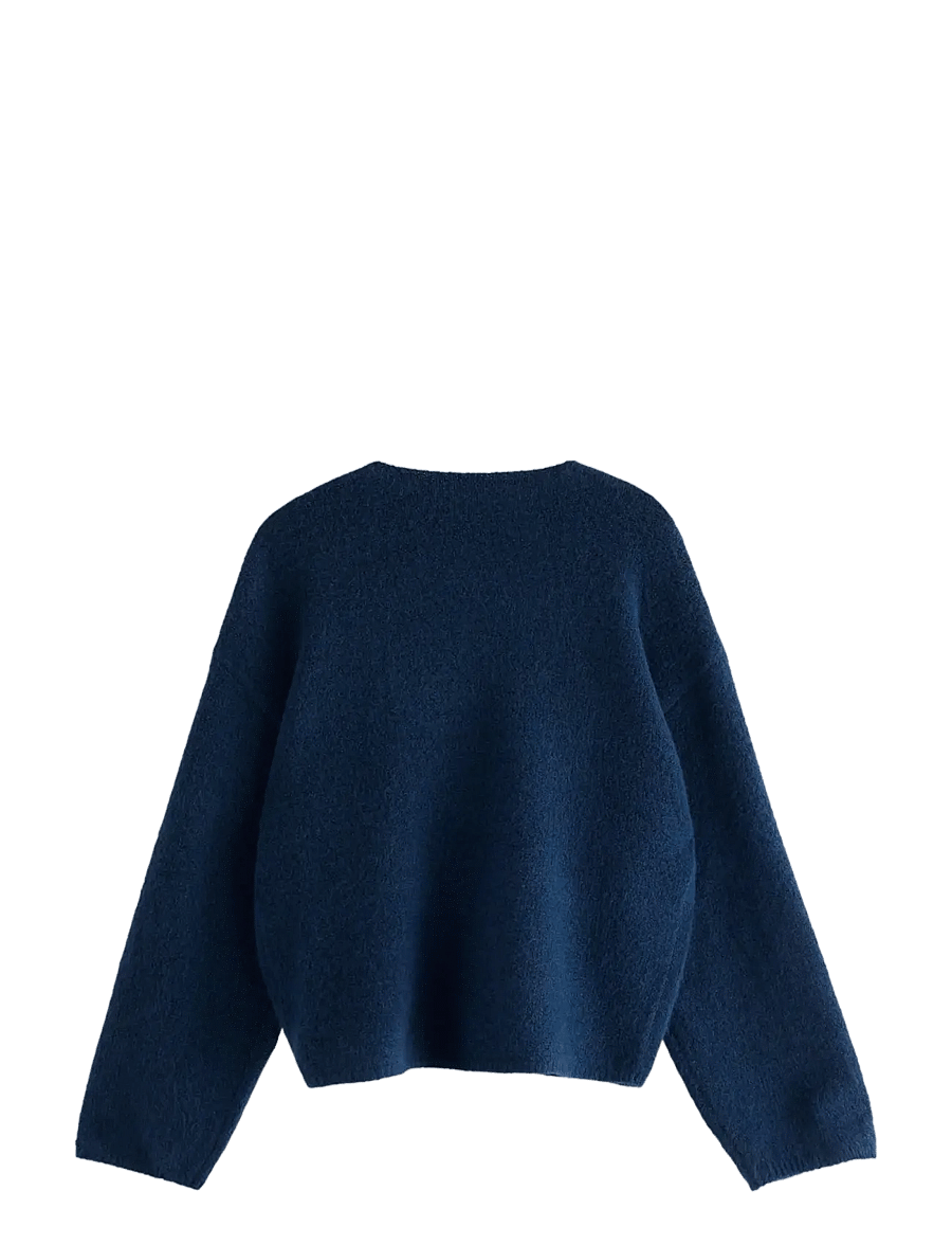 Lindex - Knitted cardigan - cardigans - dark blue - 1