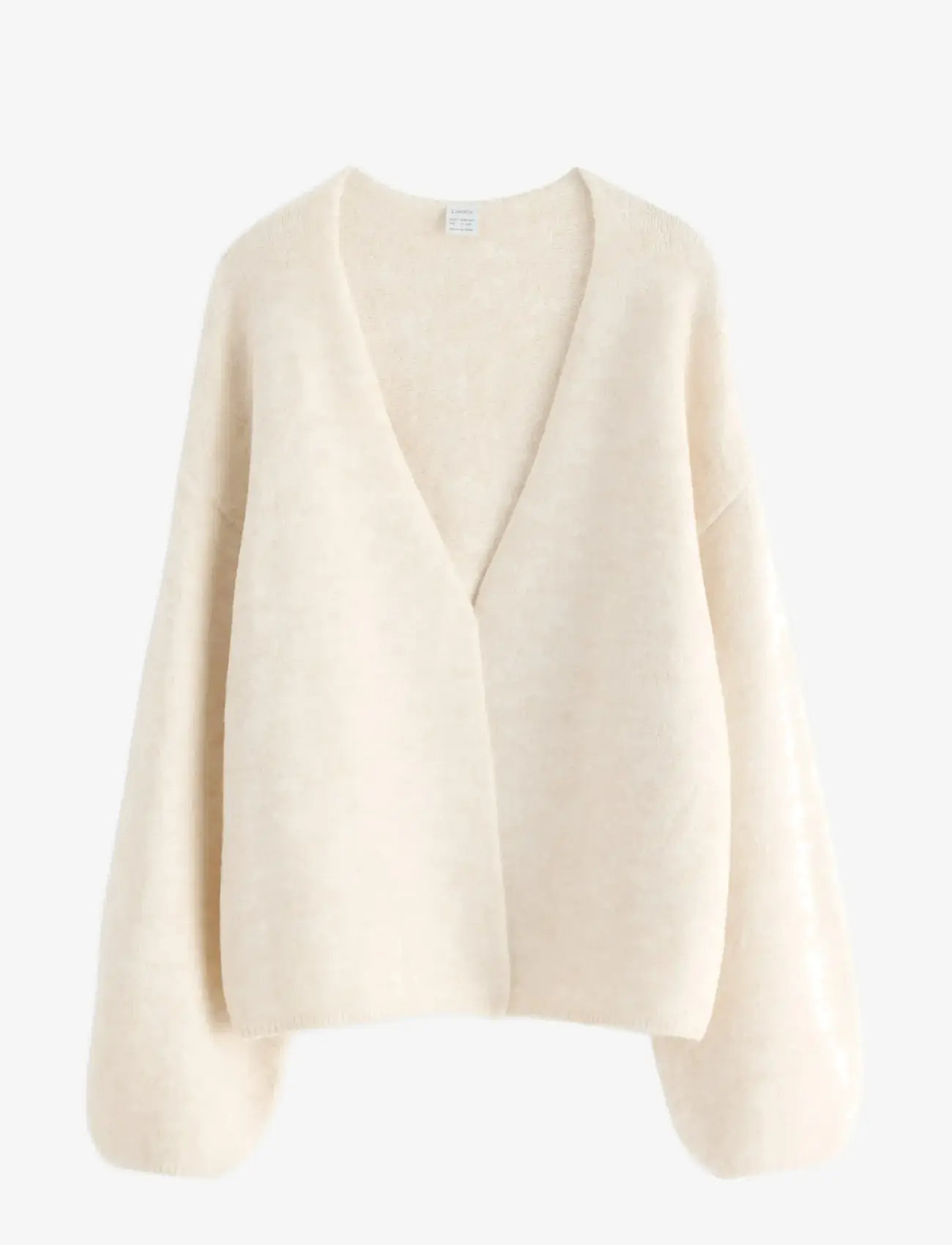 Lindex - Knitted cardigan - cardigans - light beige melange - 1