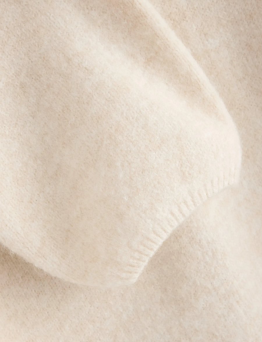 Lindex - Knitted cardigan - koftor - light beige melange - 5