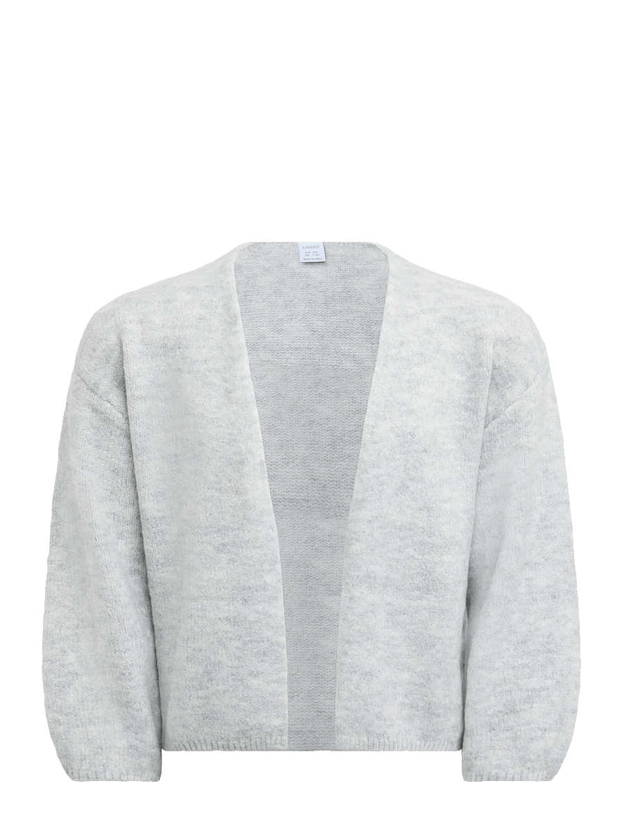 Lindex - Knitted cardigan - koftor - light grey melange - 0