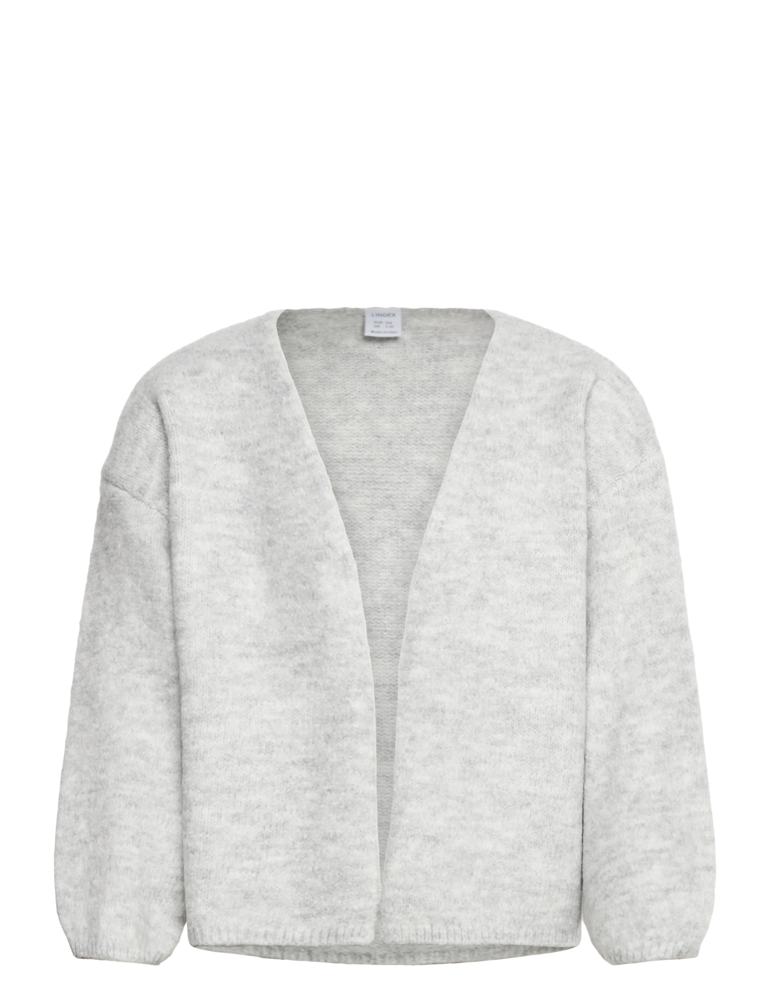 Lindex Knitted cardigan - Cardigans - LIGHT GREY MELANGE / grey