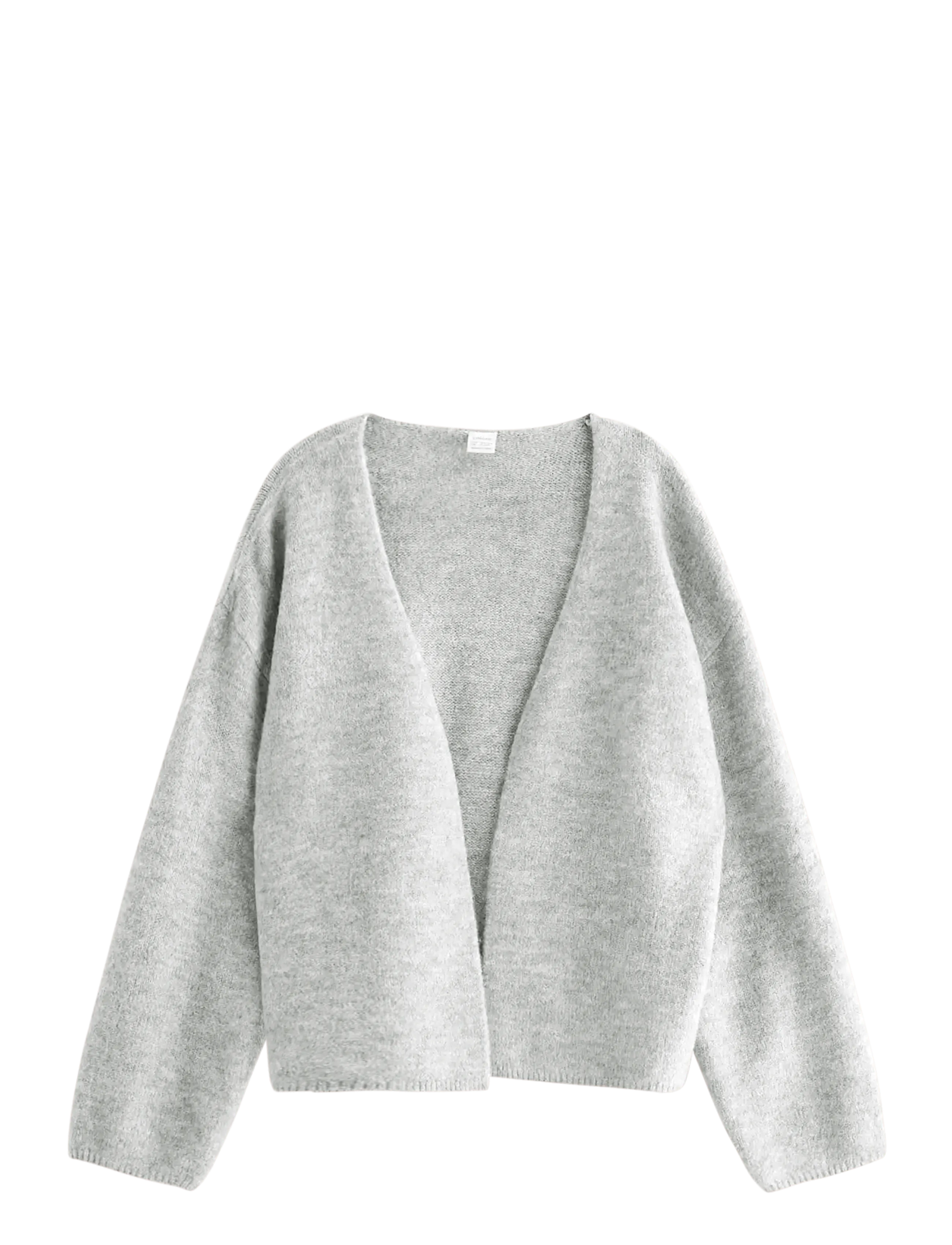 Lindex Knitted cardigan - Osta suuruse järgi - LIGHT GREY MELANGE / grey