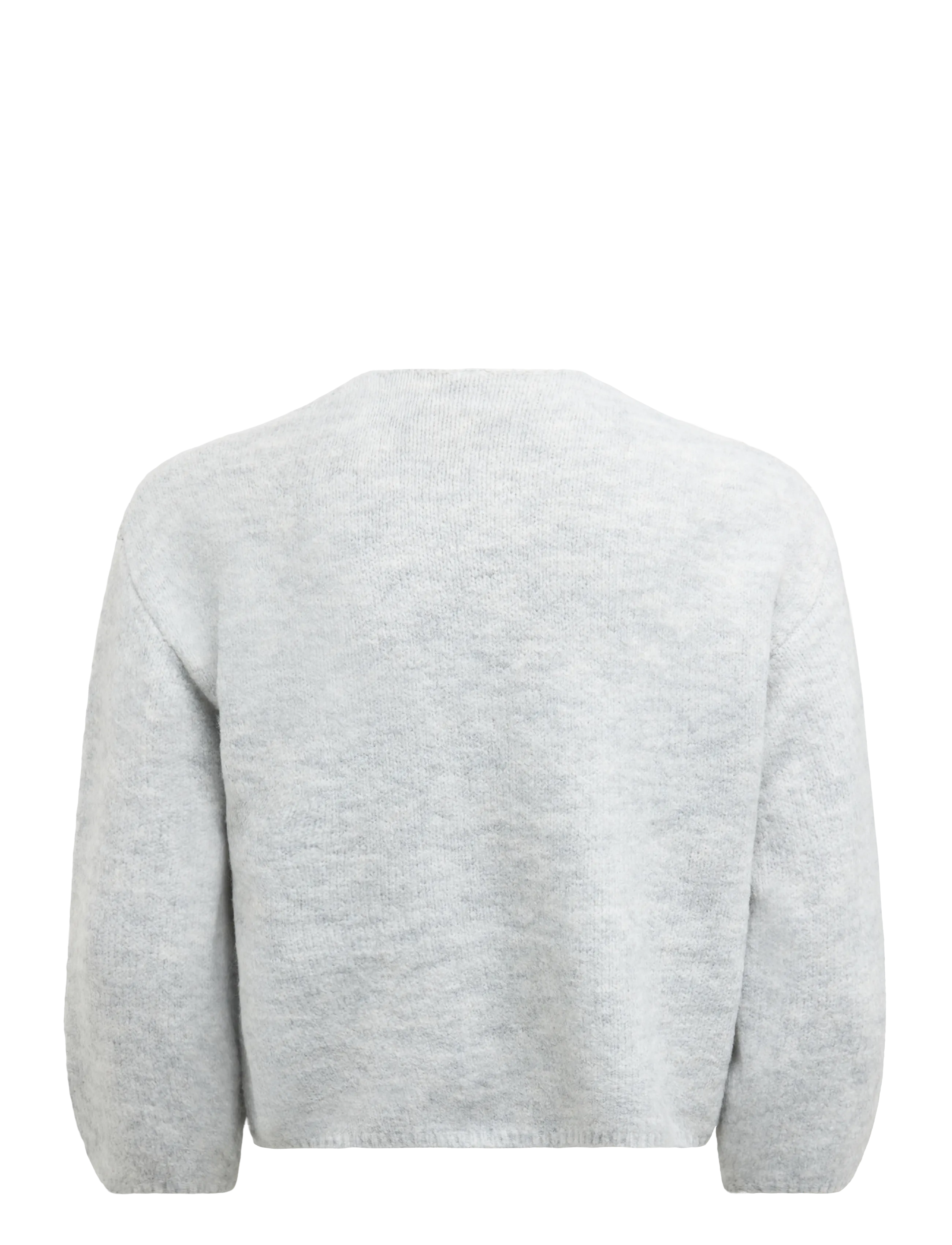 Lindex - Knitted cardigan - cardigans - light grey melange - 1