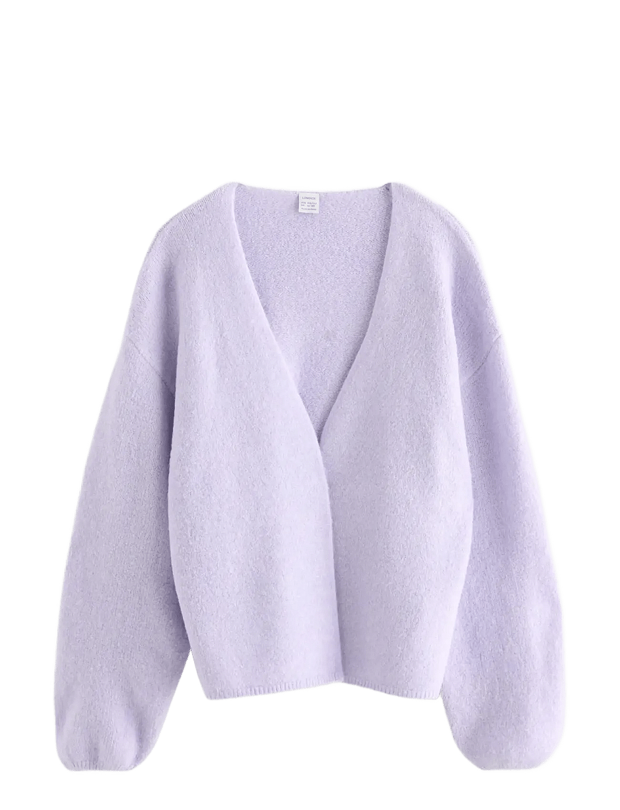 Lindex - Knitted cardigan - cardigans - light lilac - 1