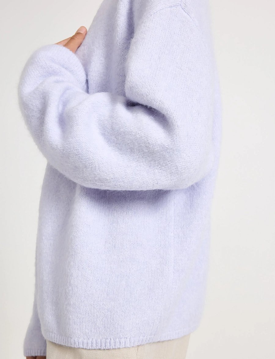Lindex - Knitted cardigan - cardigans - light lilac - 4