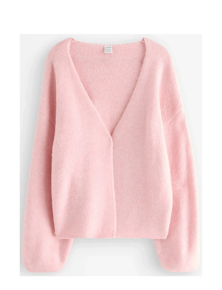 Lindex - Knitted cardigan - cardigans - light pink - 1