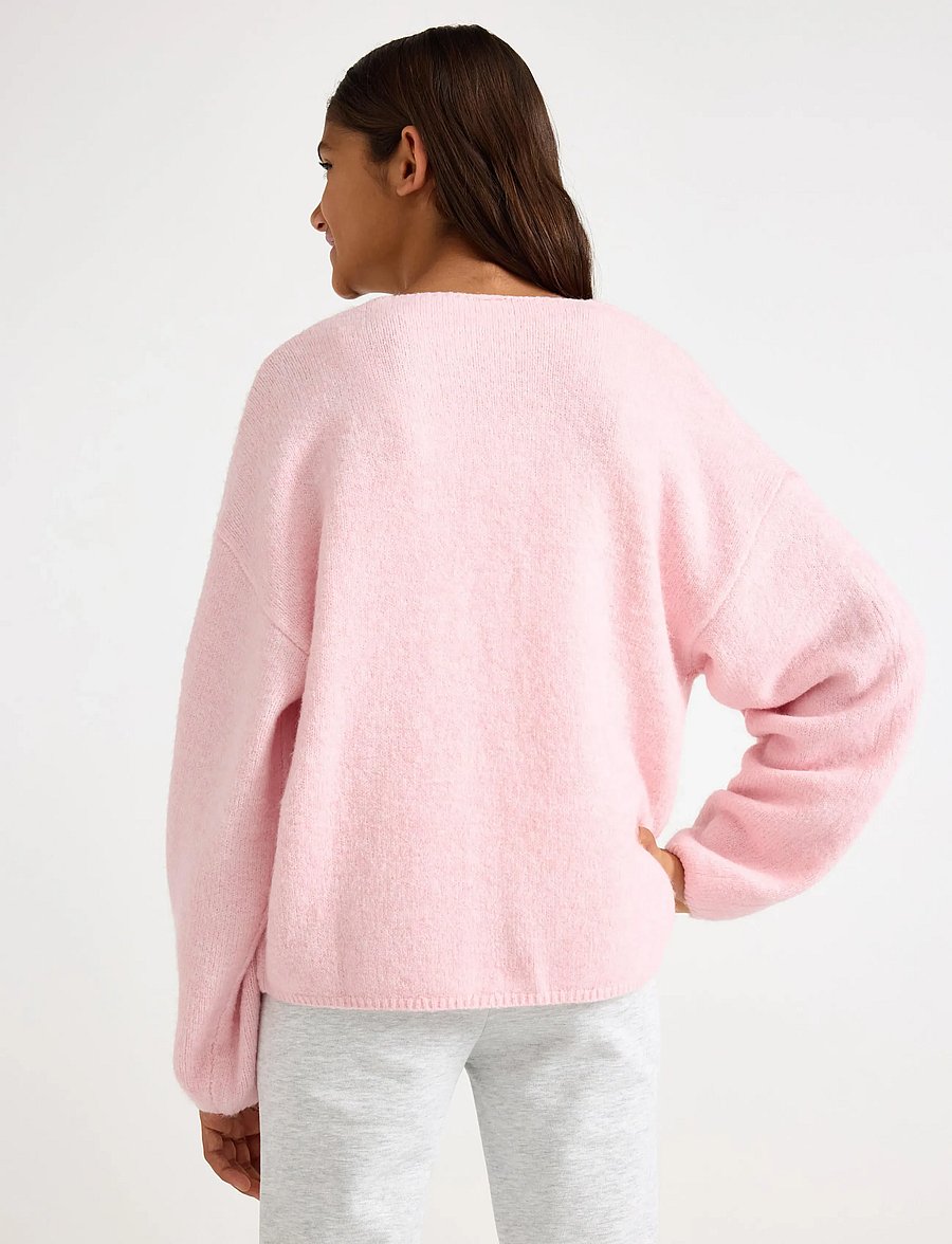 Lindex - Knitted cardigan - cardigans - light pink - 3