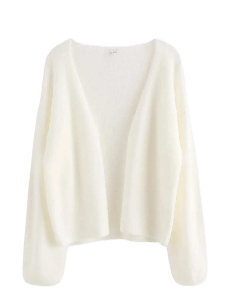 Lindex - Knitted cardigan - koftor - off white - 1