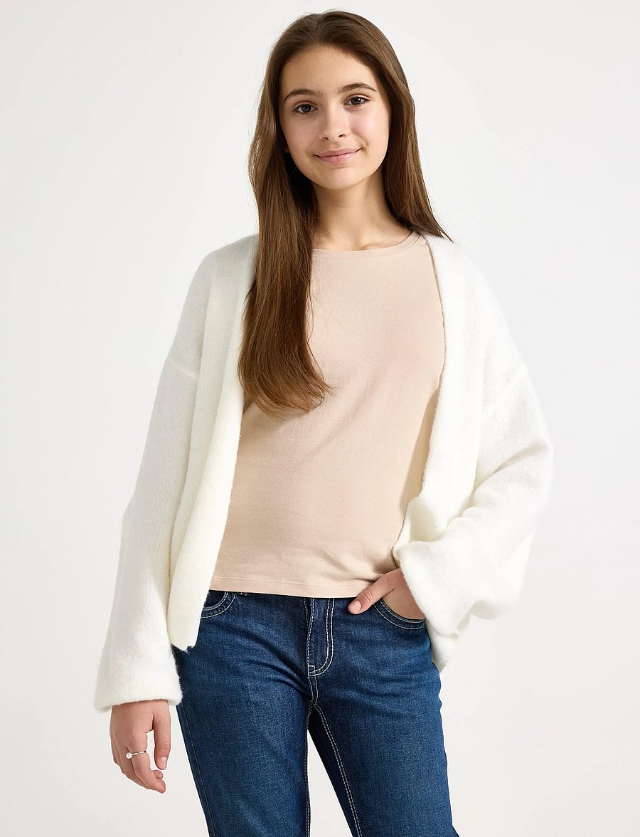 Lindex - Knitted cardigan - koftor - off white - 0
