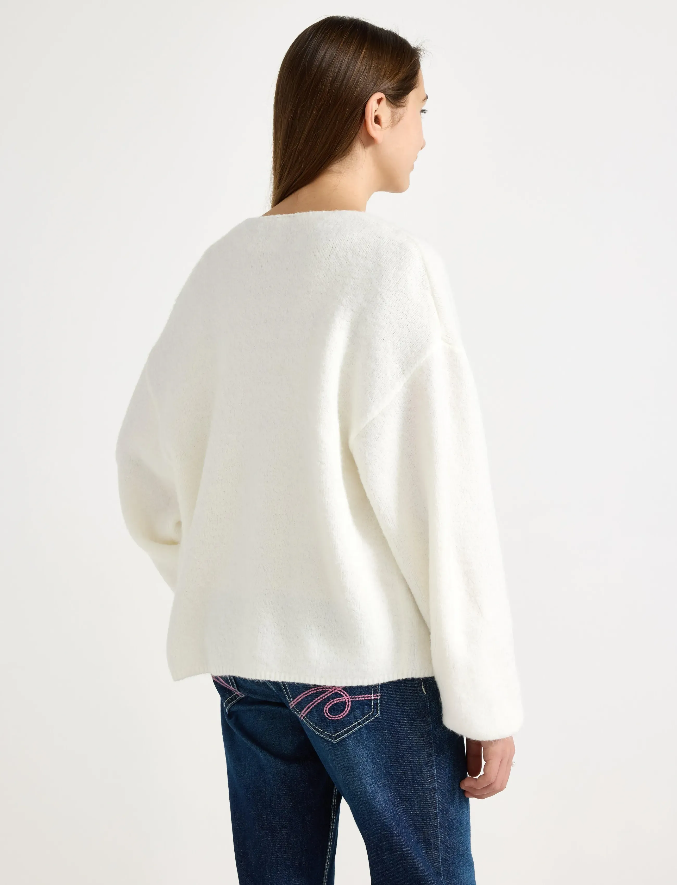 Lindex - Knitted cardigan - kardiganid - off white - 3