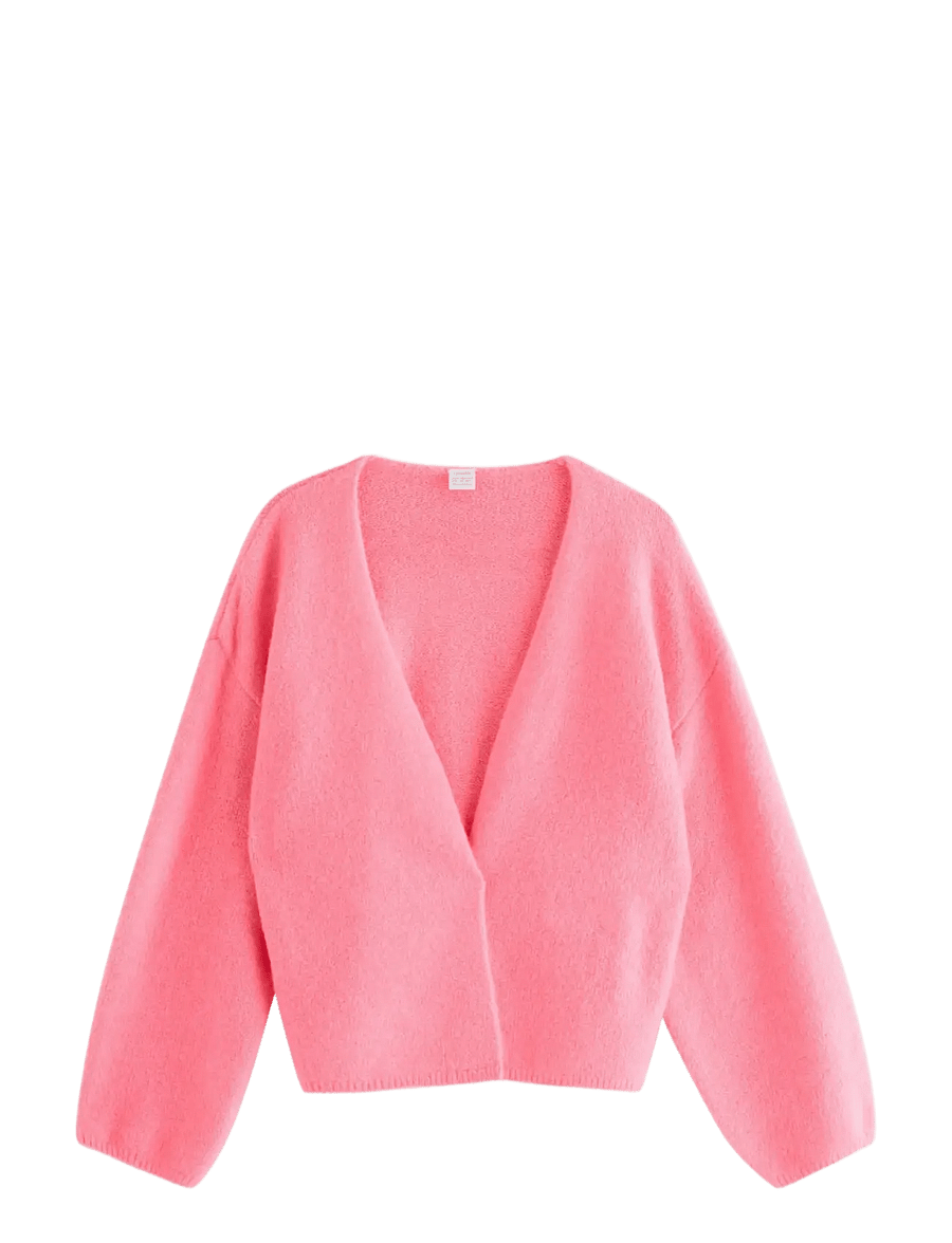 Lindex - Knitted cardigan - cardigans - pink - 0