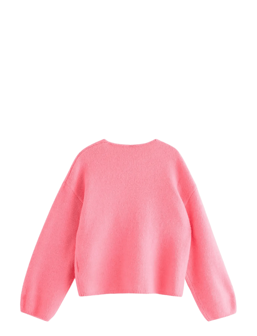 Lindex - Knitted cardigan - cardigans - pink - 1