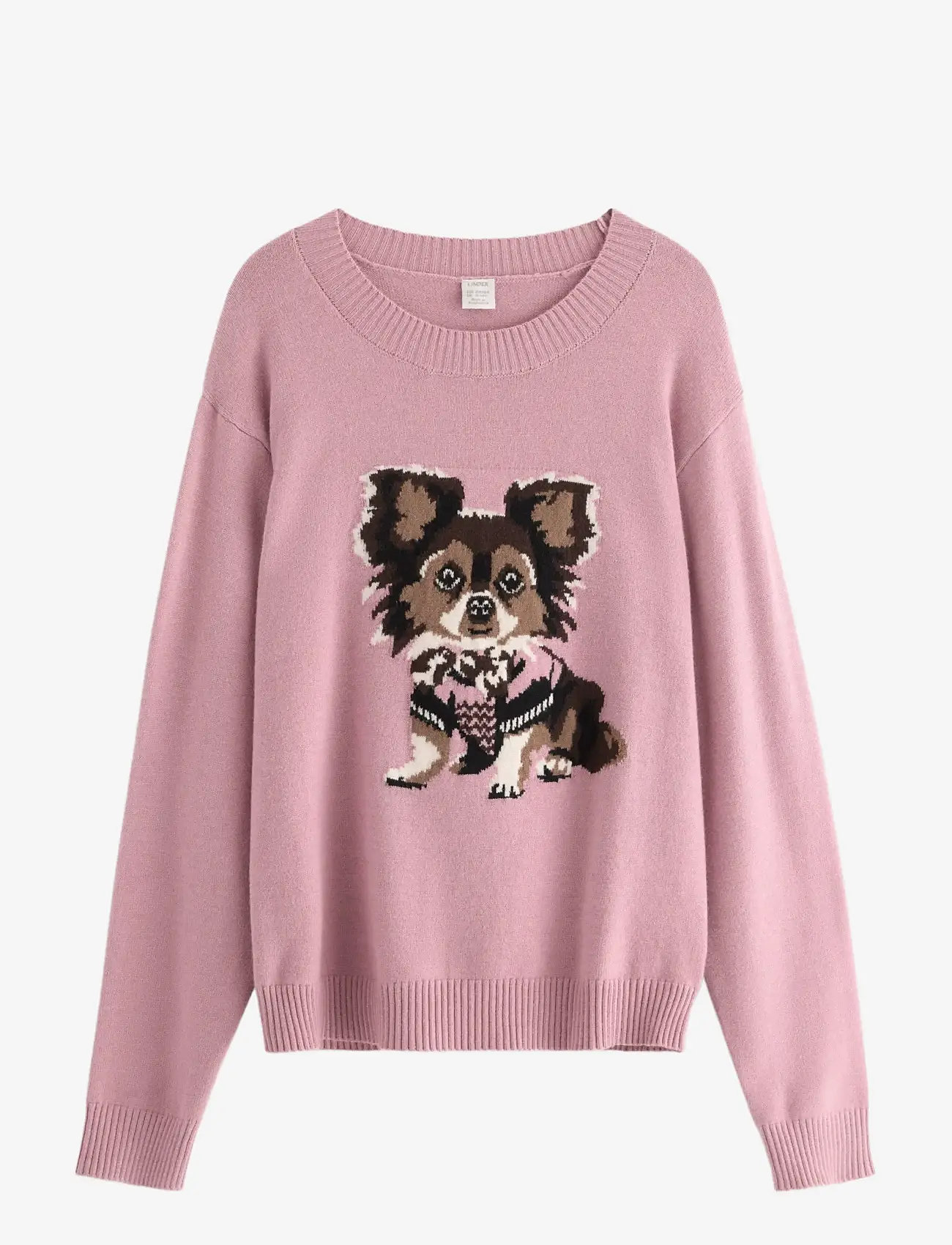 Lindex - Stickad tröja - trøjer - dusty lilac - 1