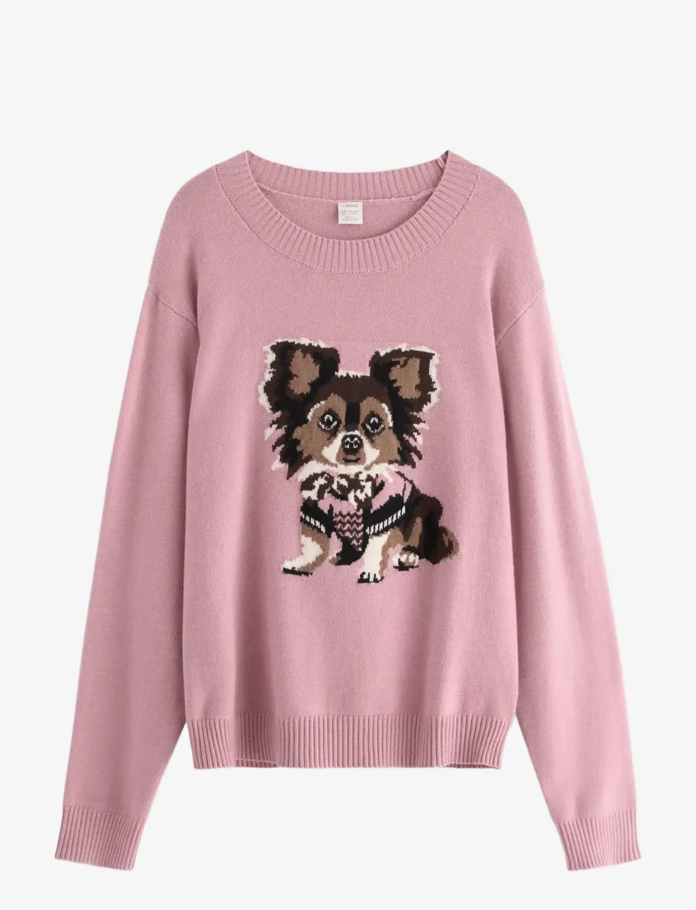 Lindex - Stickad tröja - trøjer - dusty lilac - 1