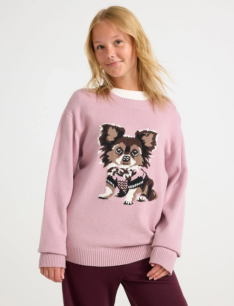 Lindex - Knitted jumper - pulls - dusty lilac - 0