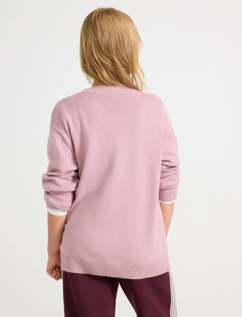 Lindex - Stickad tröja - trøjer - dusty lilac - 3
