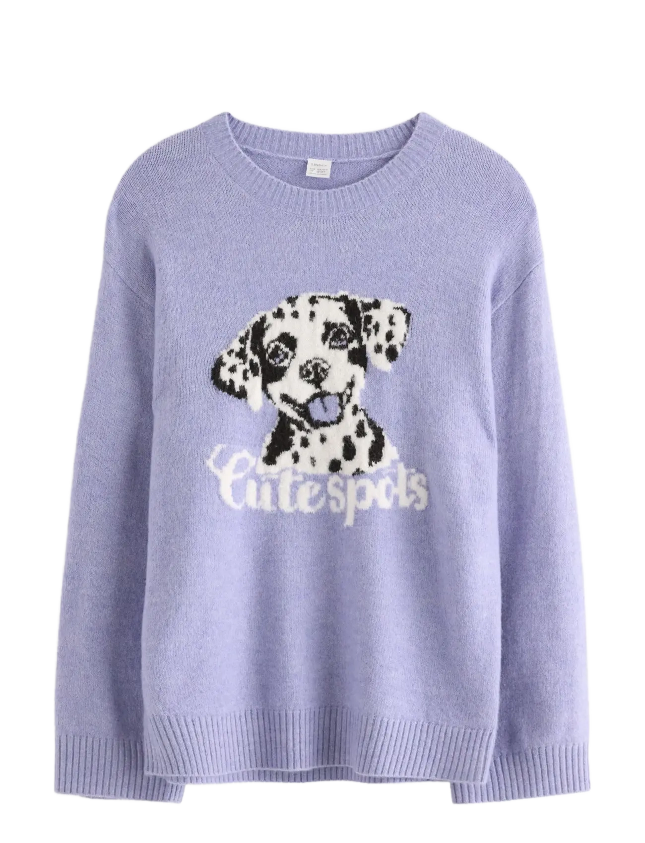 LINDEX Pullover Strick Jaquard Lila - 170 - Kinder