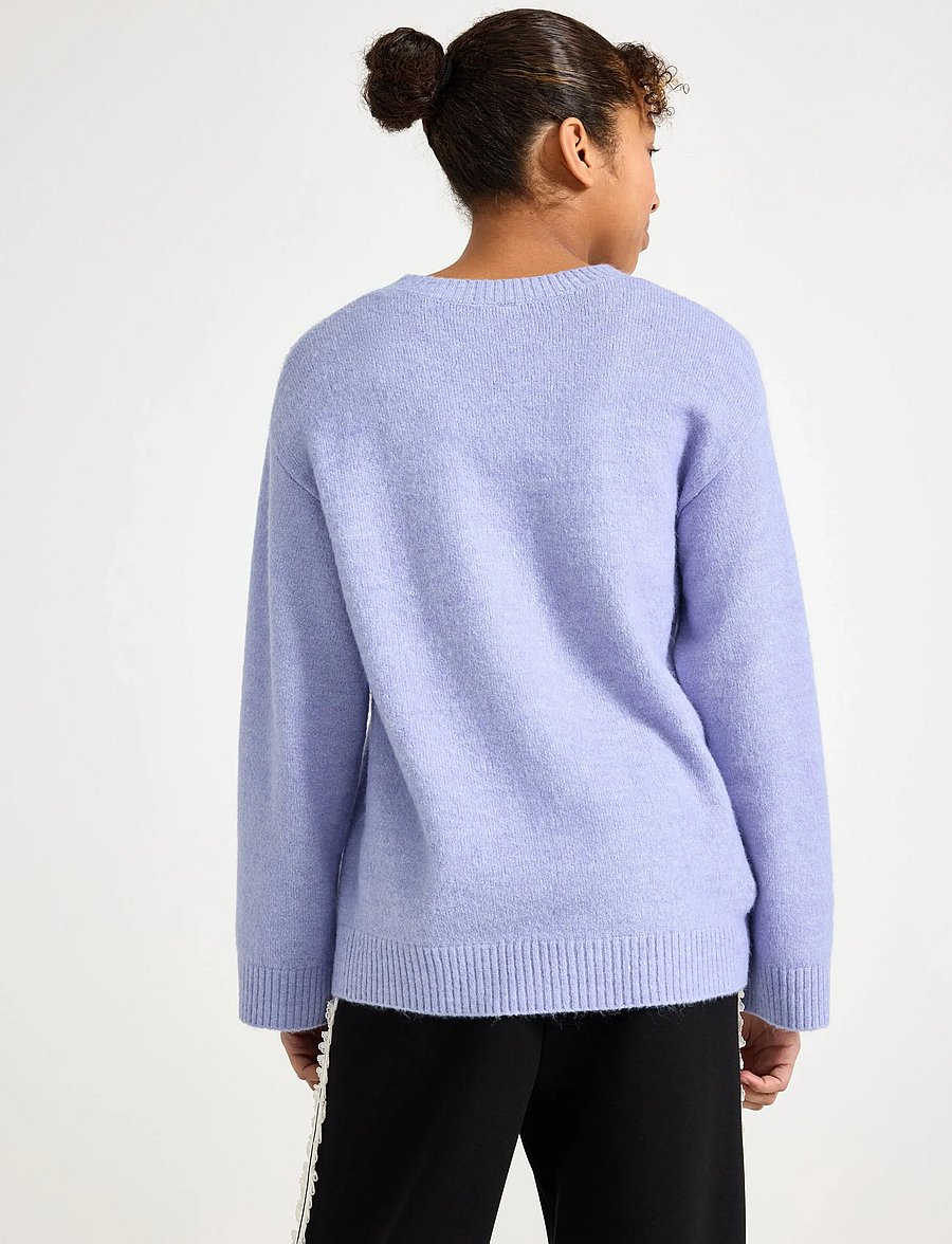 Lindex - Sweater knitted jaquard - pullover - light lilac - 3