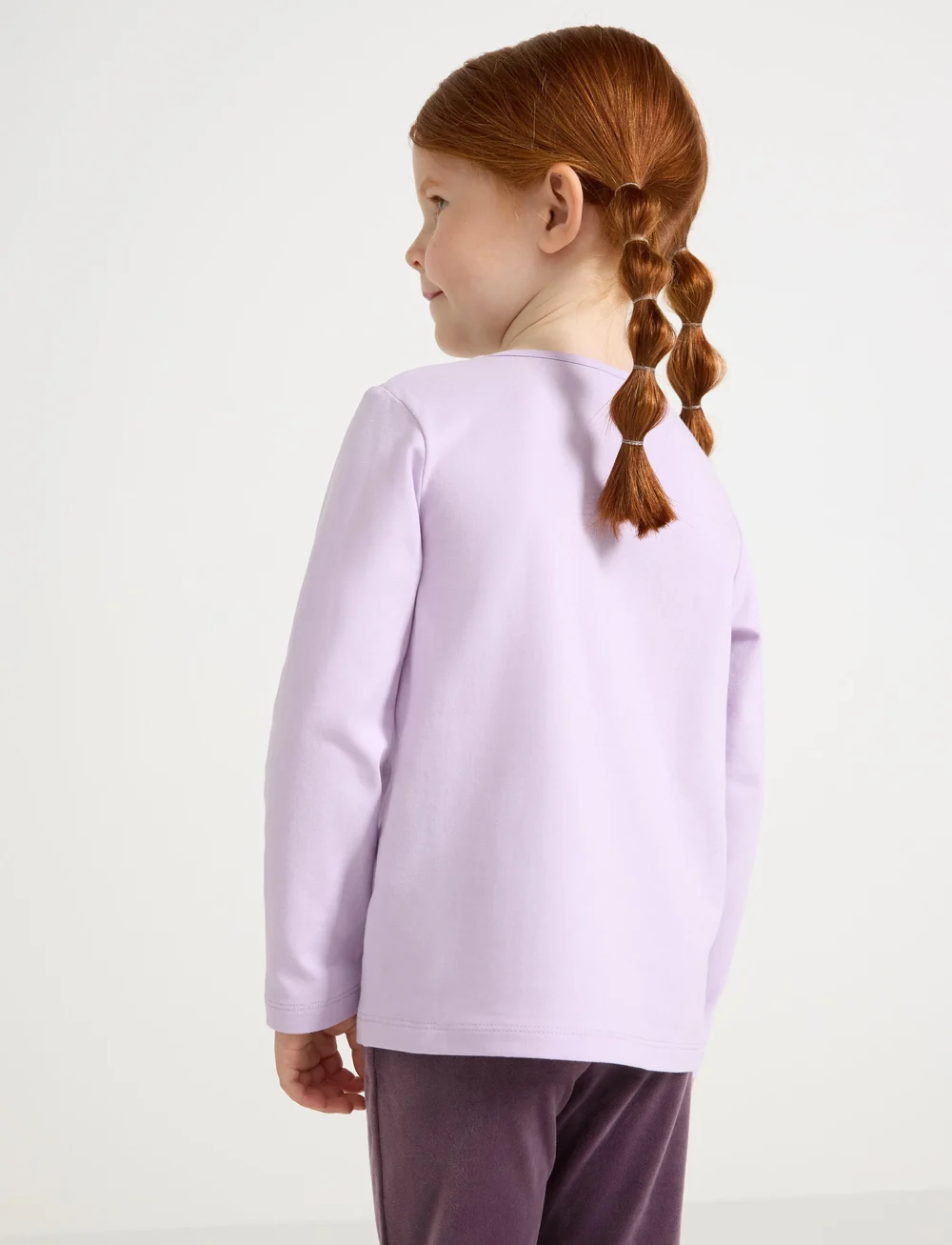Lindex - Top ls unicorn rainbow w sequi - długi rękaw - light lilac - 3
