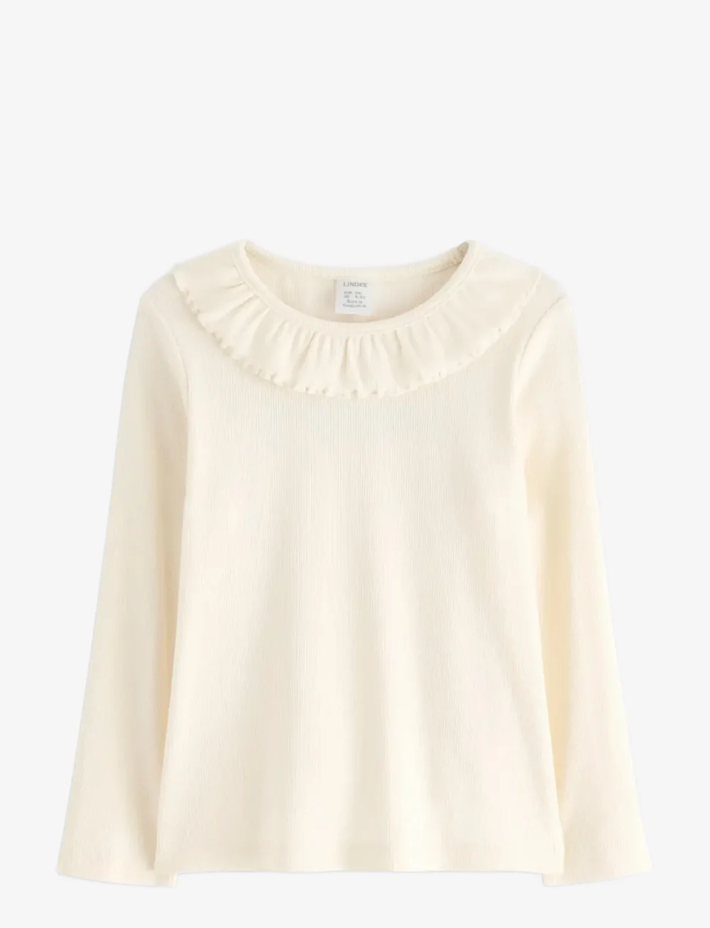 Lindex - Ribbet topp - pluusid ja tuunikad - white - 1