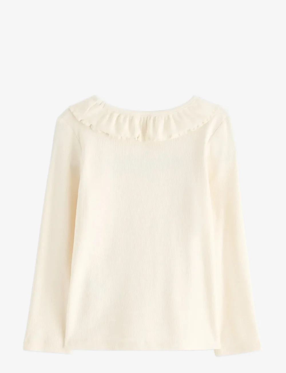 Lindex - Ribbet topp - pluusid ja tuunikad - white - 2