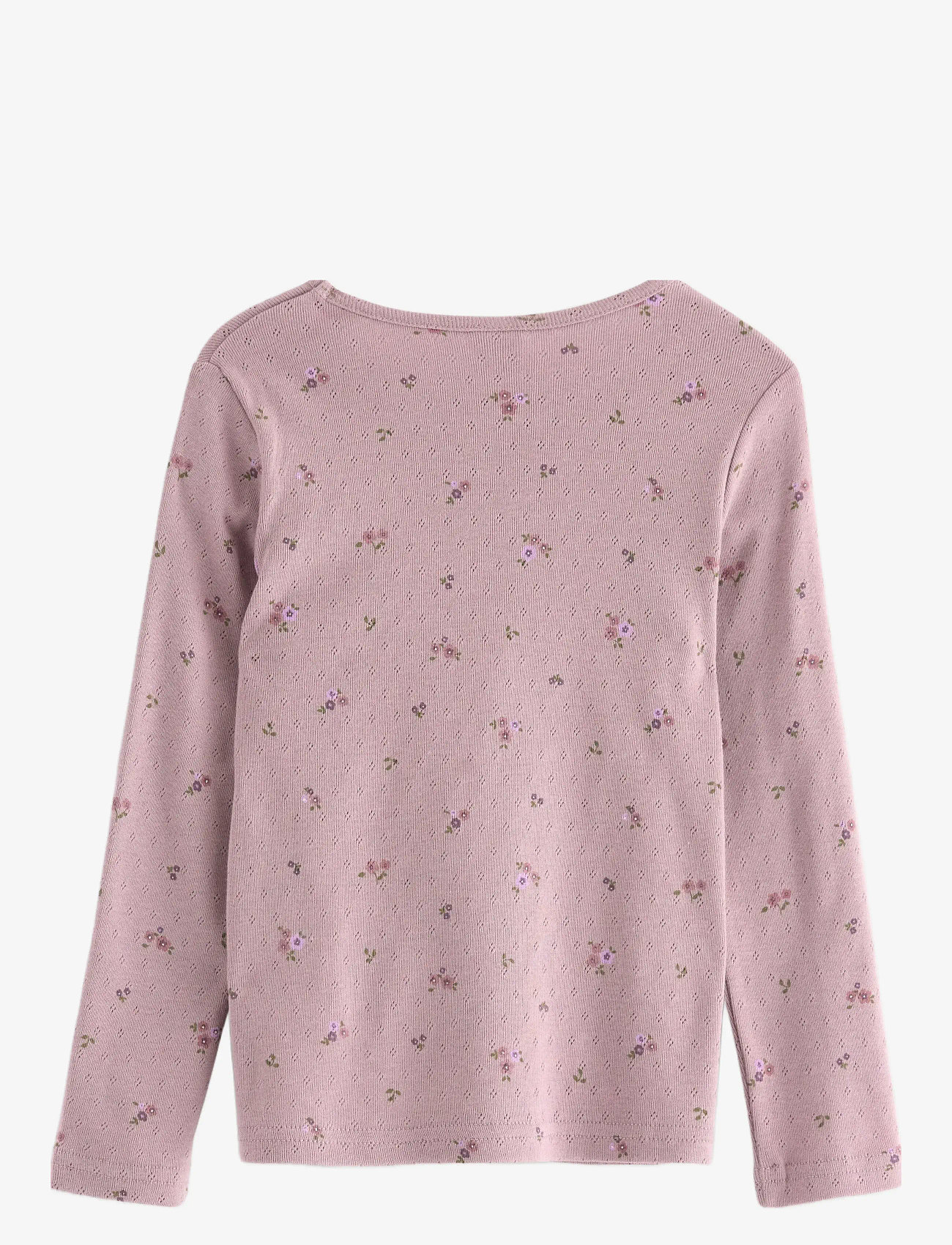 Lindex - Topp i pointelle - langærmede t-shirts - light dusty lilac - 2