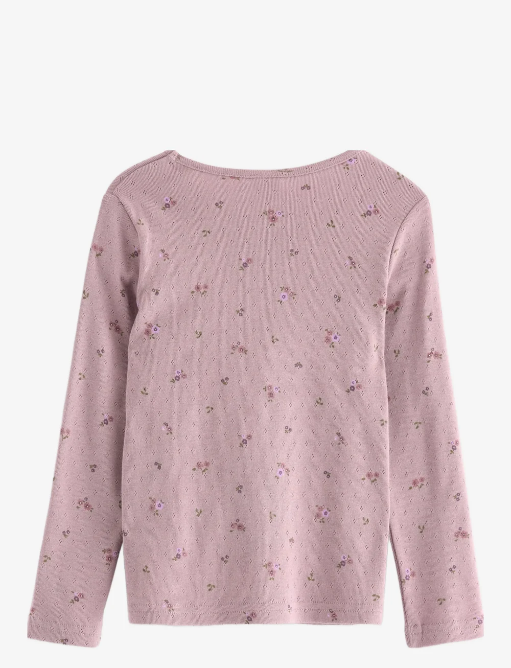 Lindex - Top ls pointelle AOP - langärmelig - light dusty lilac - 2