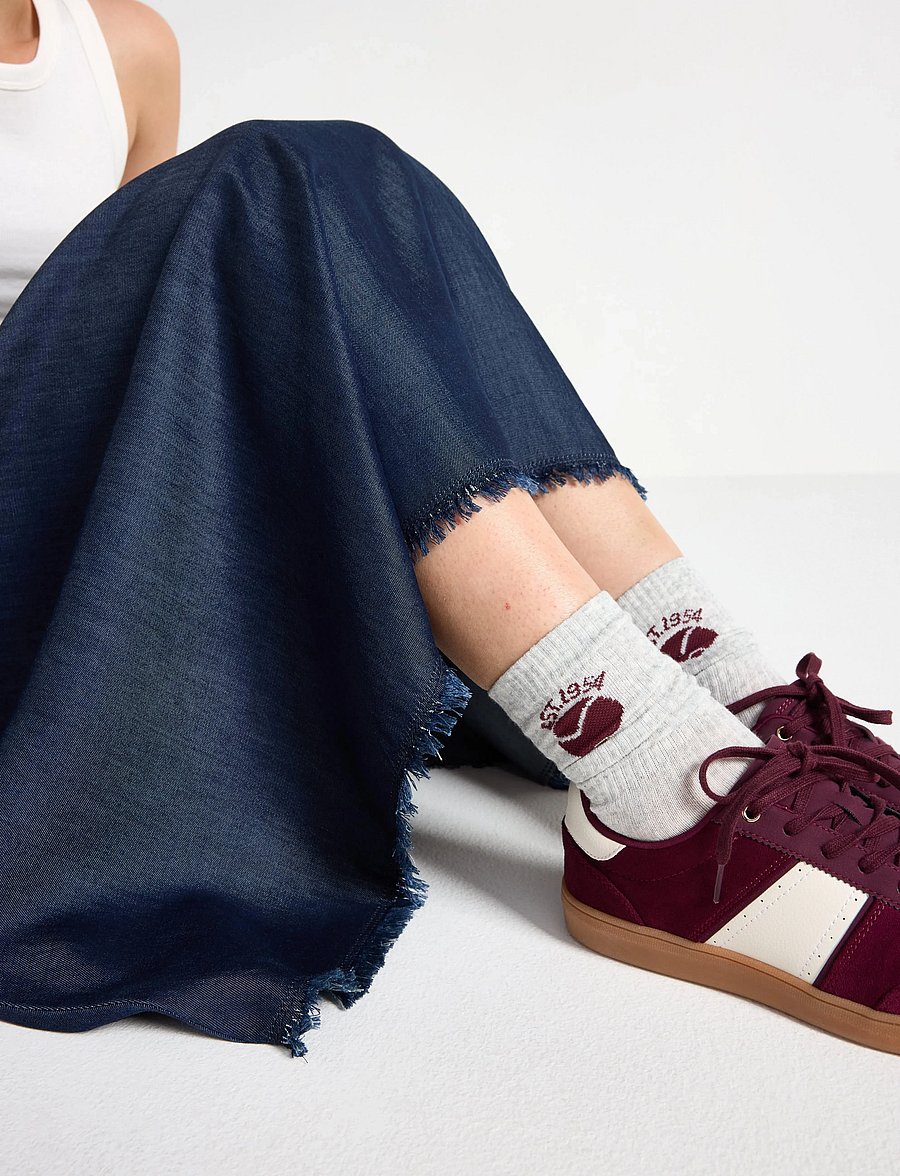 Lindex - Skirt Loana denim - midi-röcke - dark denim - 4