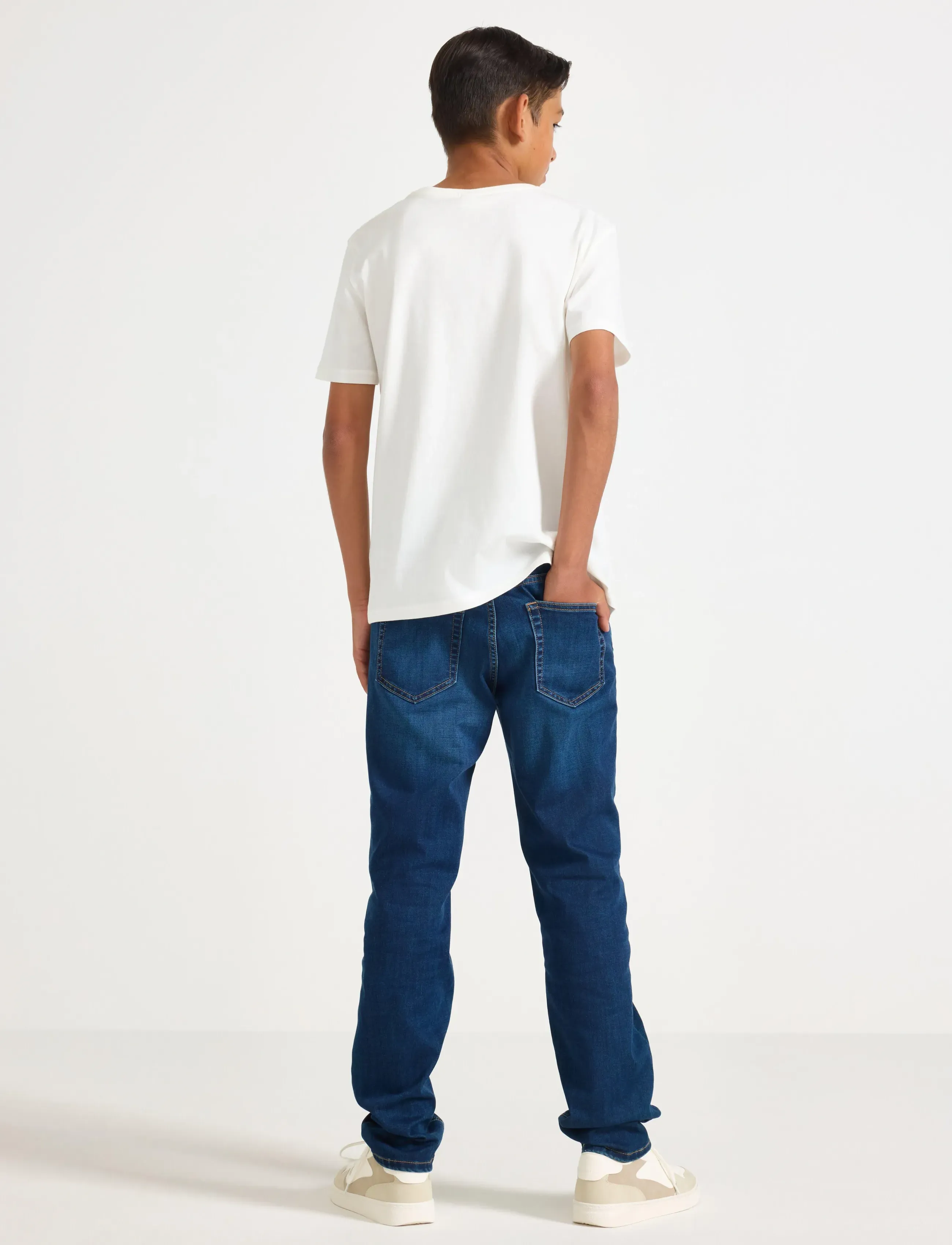 Lindex - STAFFAN Straight regular jeans - dark denim - 3